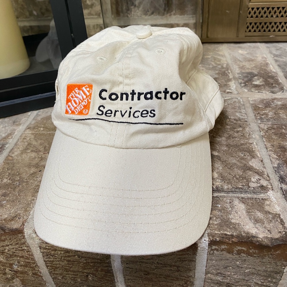 HONE DEPOT Contractor Hat Khaki Tan Baseball Cap